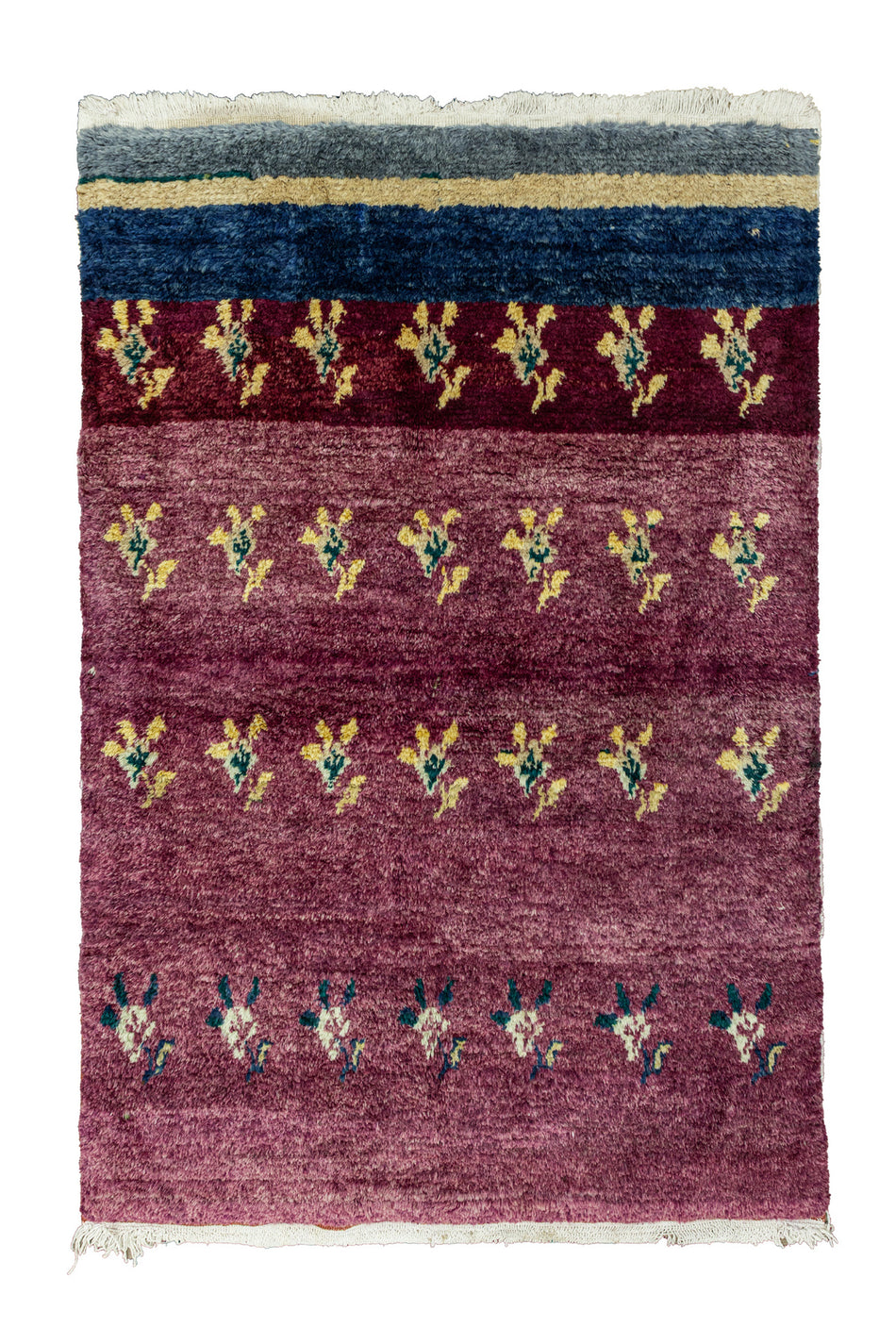 Soho Antiq Tara Abrajed Hand-Woven Tulle Carpet 122x177 cm - MALLTURK