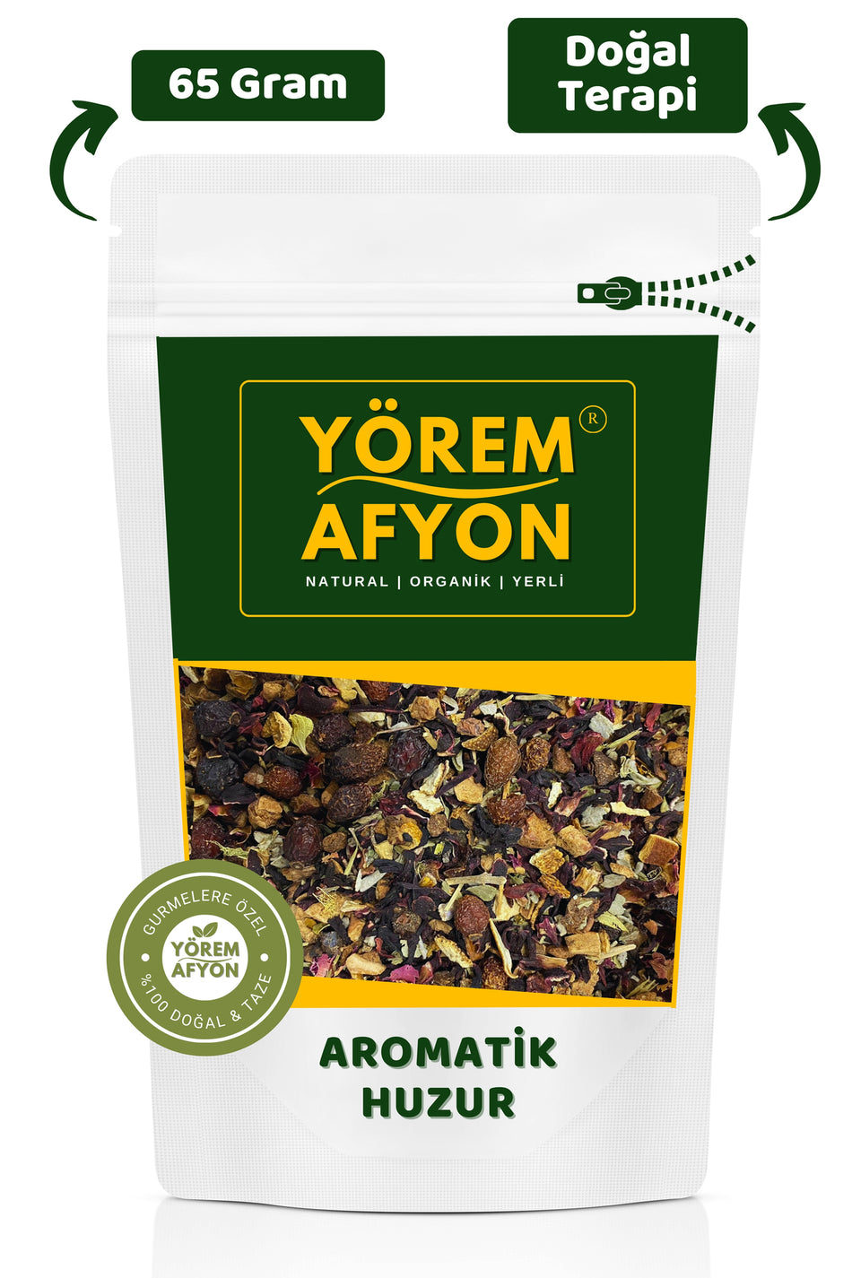 Gulcehre Yorem Afyon Region's Unique Stress-Reducing Aromatic and Calming 9-Blend Herbal Tea | 65g. - MALLTURK