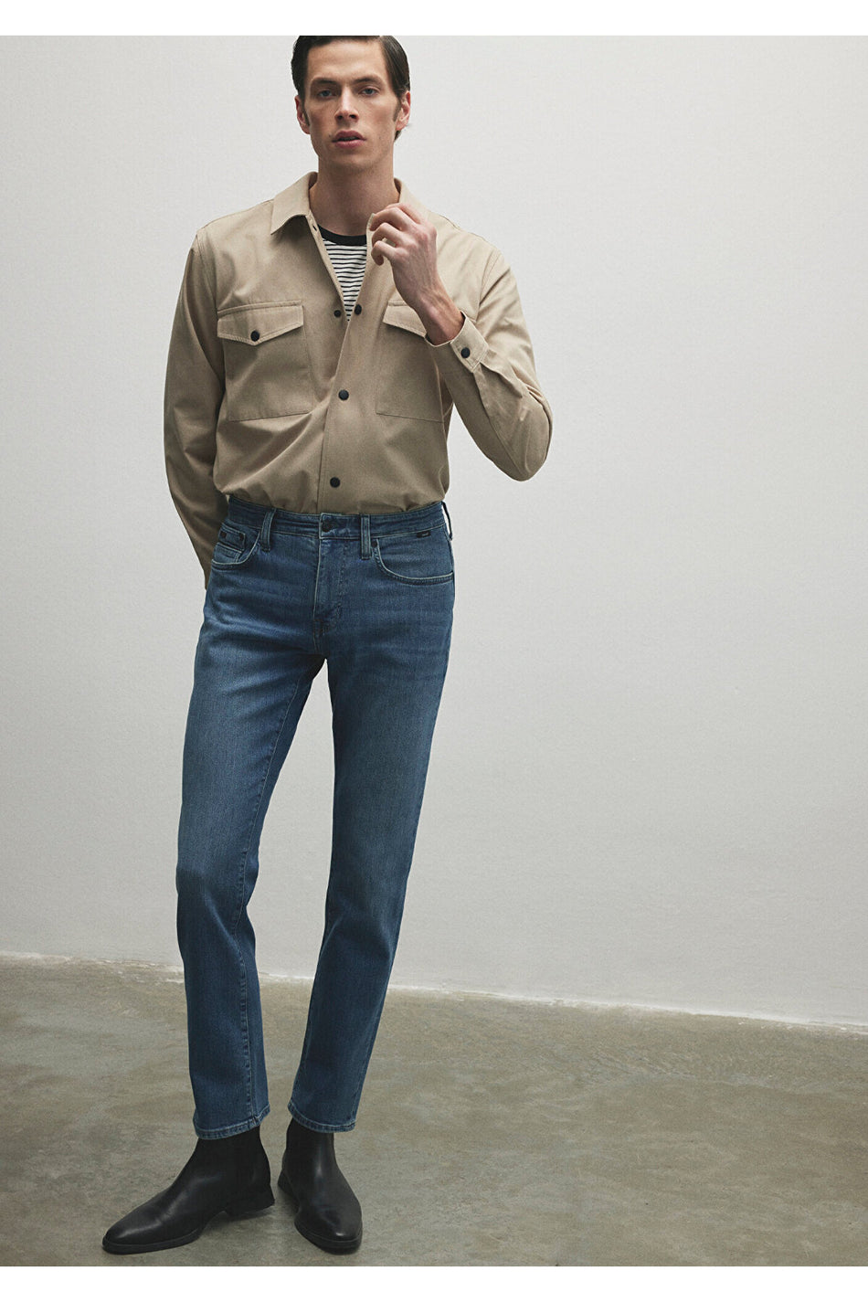 Mavi Martin Black Foggy Light Jeans 0037882874 - MALLTURK
