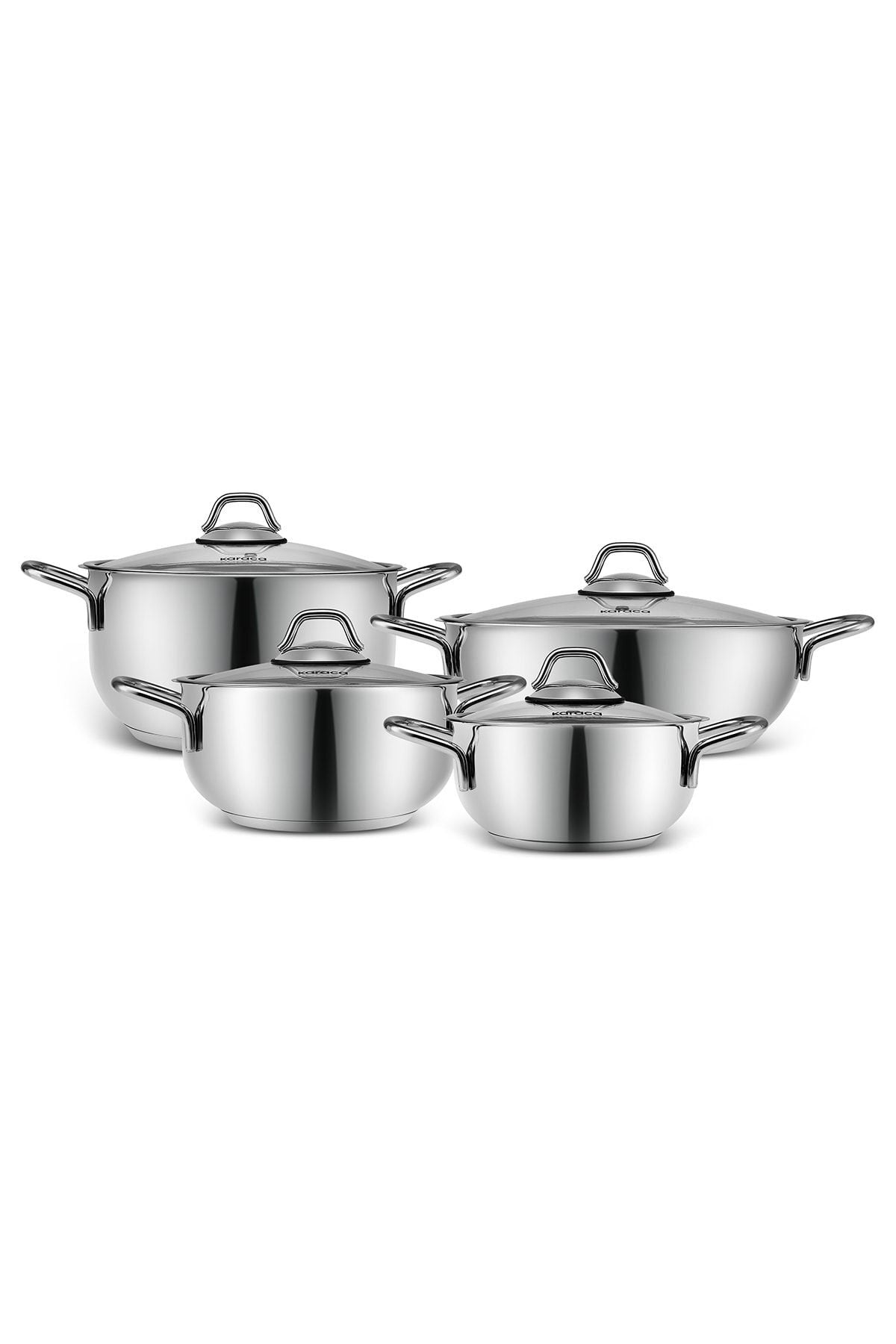 Karaca Fulya 8 Piece Cookware Set - MALLTURK