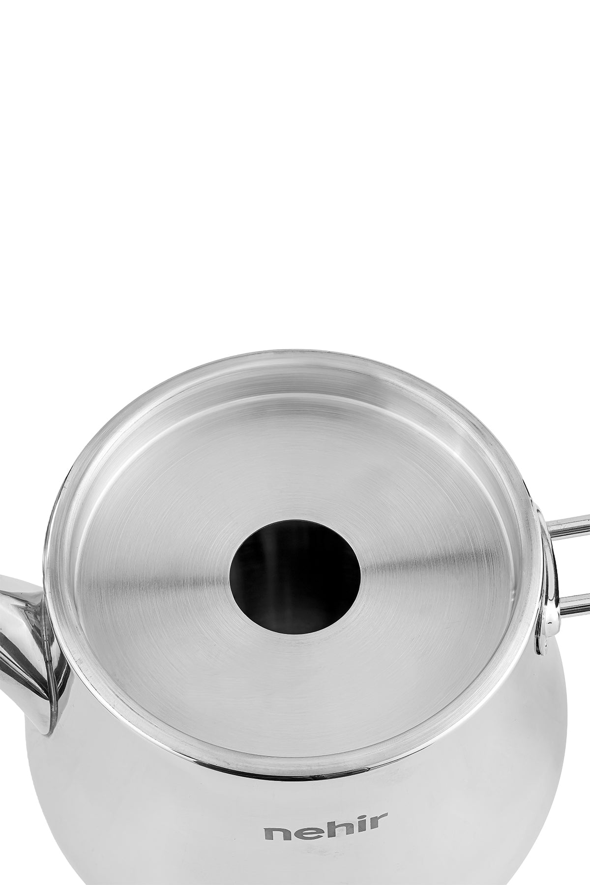 Nehir Luna Maxi Large Size Stainless Steel 1.10-2.25 Liter Teapot Set - MALLTURK