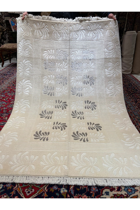RD RAMAZAN DAG Hand Rug Art Hand-Woven London Nepal Rug Wool Blend Size 190x130 - MALLTURK