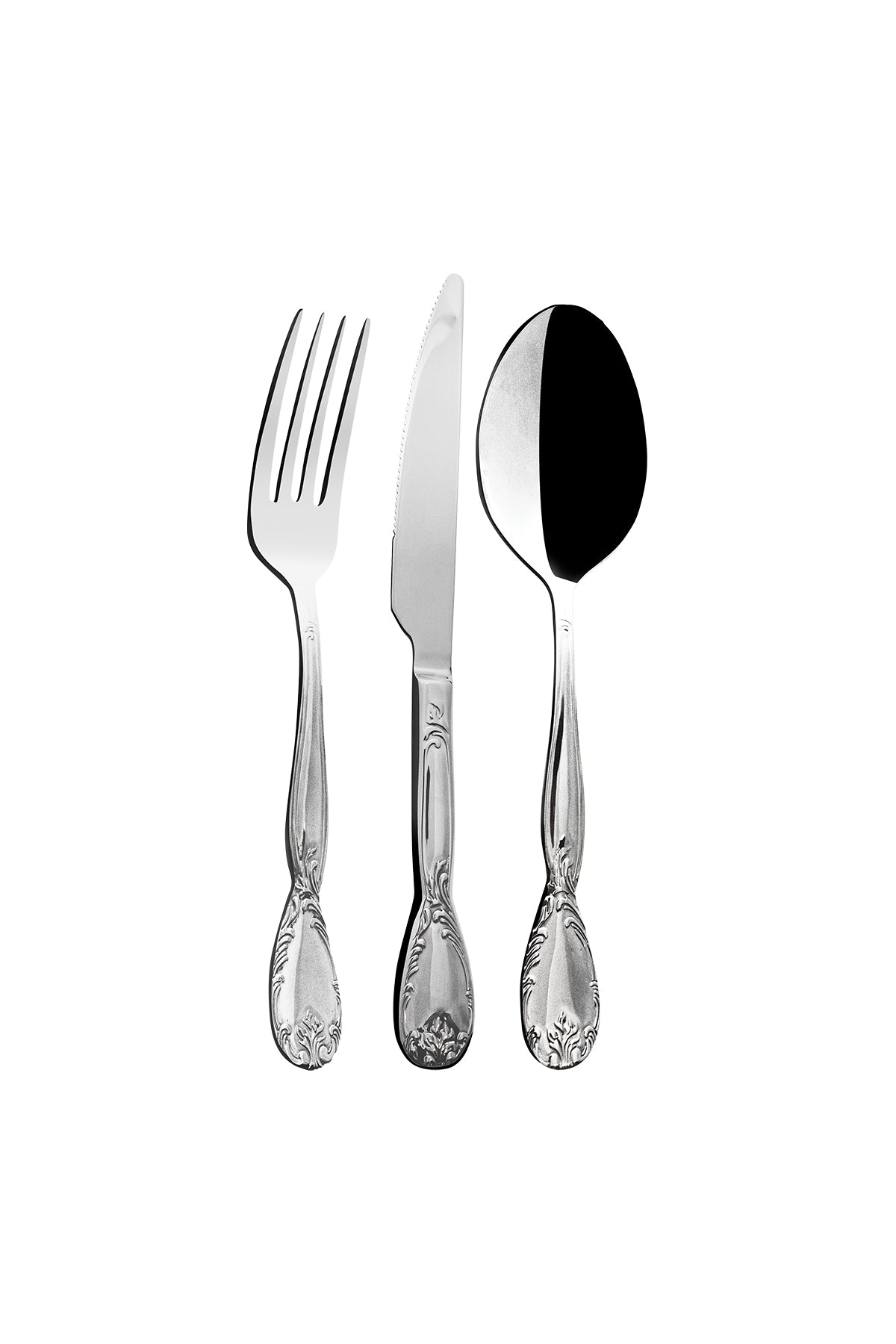 Aryildiz emirgan 84 Piece 12 Place Setting Flatware Set - MALLTURK