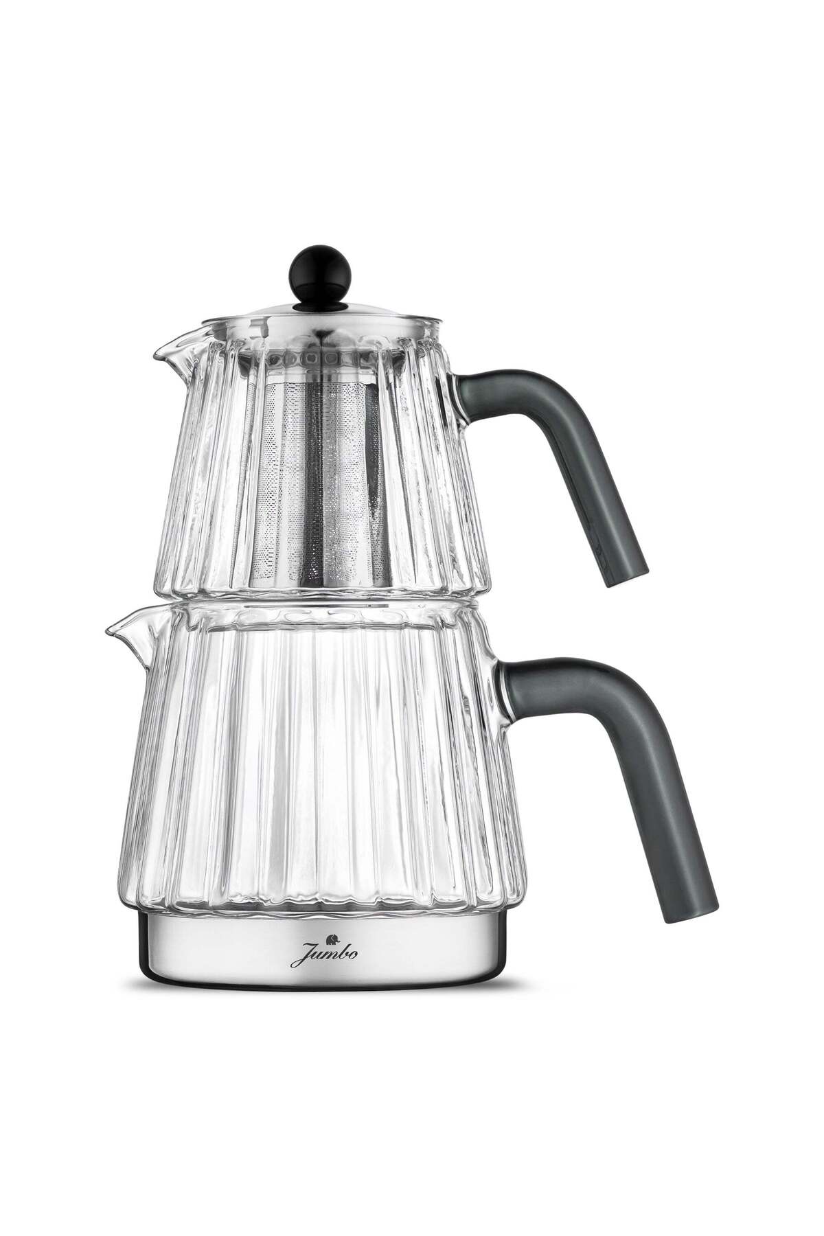 Jumbo Aura Glass induction Base Glass Teapot - MALLTURK