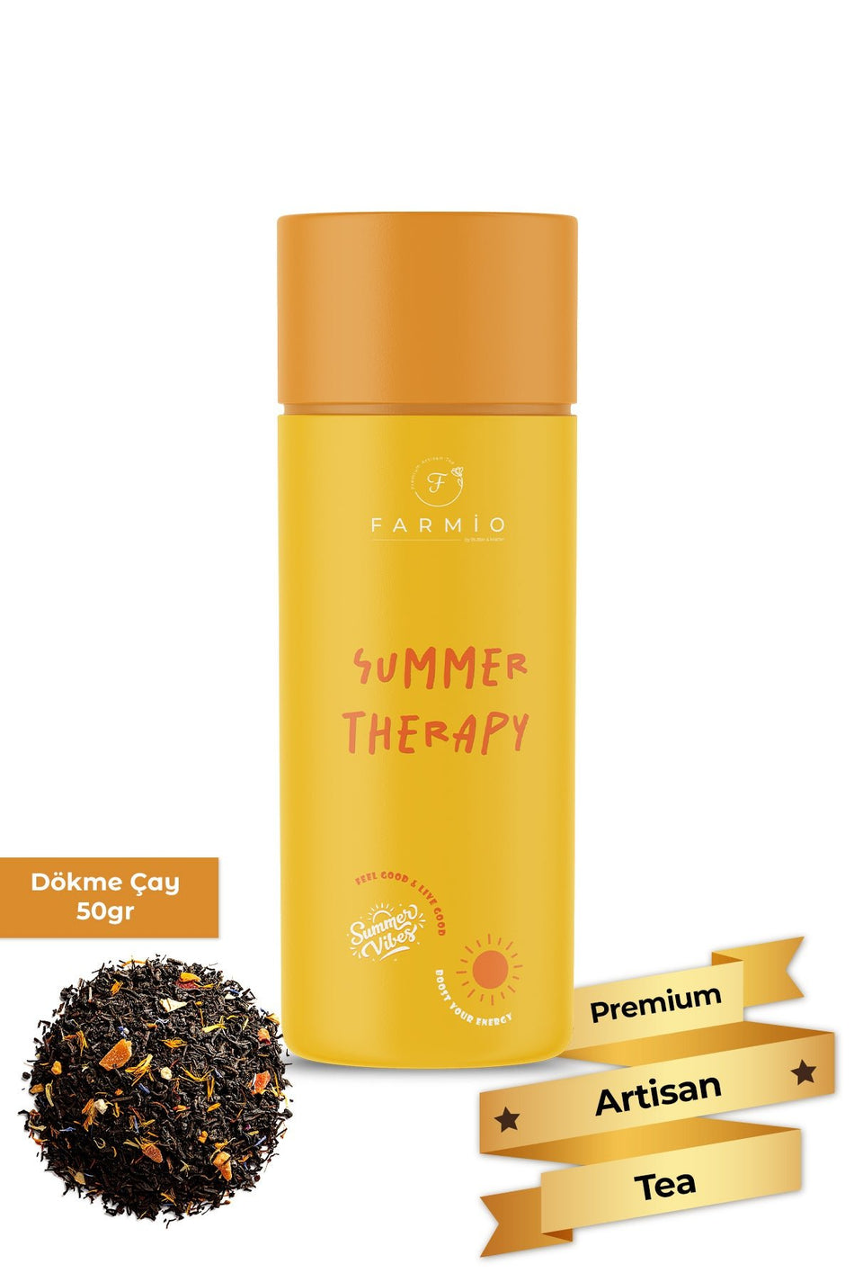 FARMIO SUMMER THERAPY – Oolong Tea – 50g – Peach and Apricot Flavored Oolong
