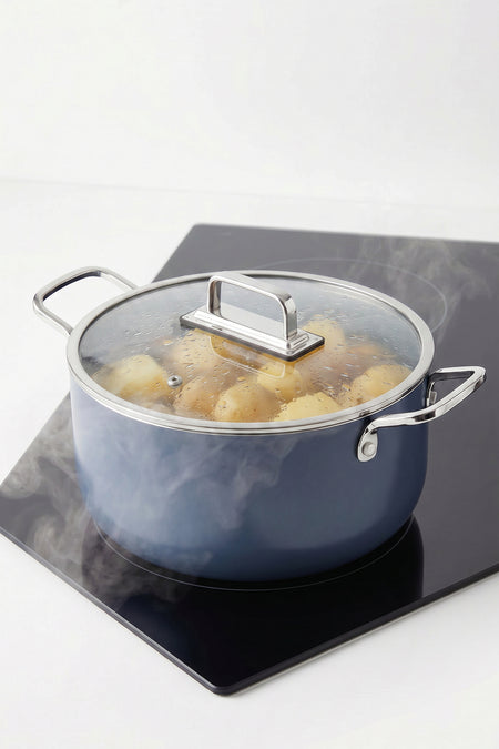 Tac Sera Feel Ceramic Nonstick Stock Pot and - MALLTURK
