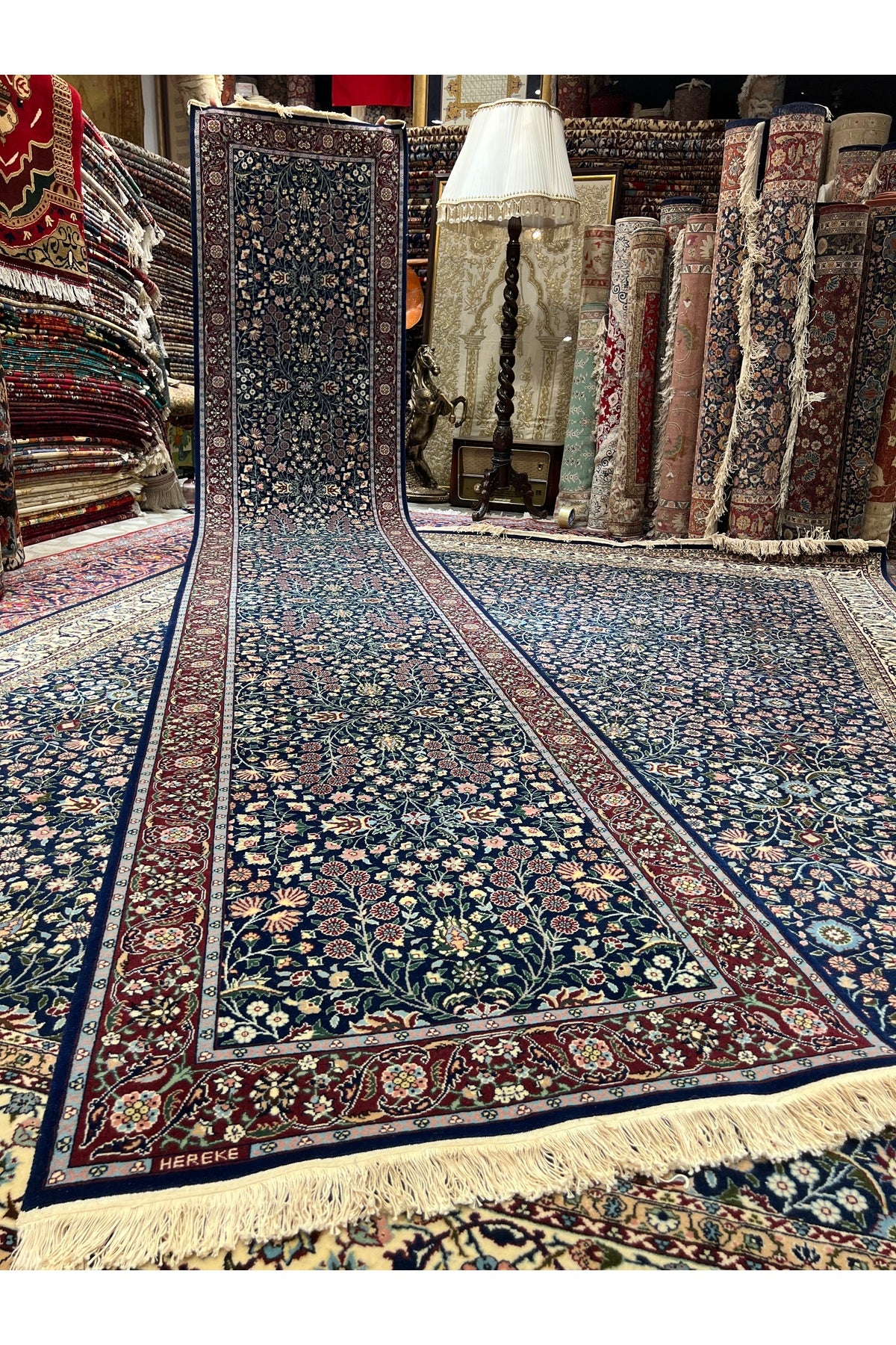 RD RAMAZAN DAG Hand Rug Art Hand-Woven Yerli Hereke Rug Premium Quality Magnificent Eserler - MALLTURK