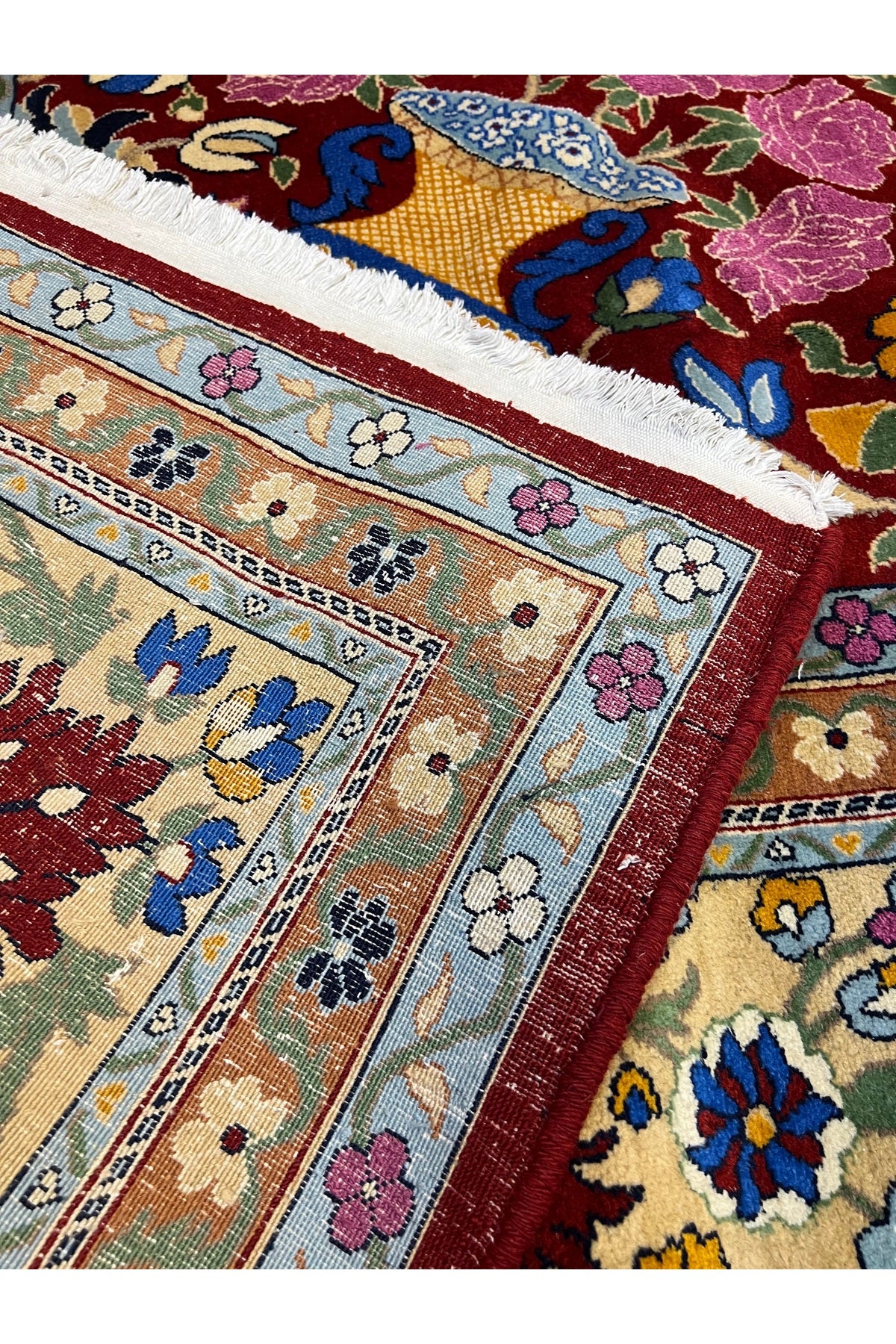 RD RAMAZAN DAG Hand Rug Art Hand-Woven Duruder Hereke Rug Special Weave Size 430x300 - MALLTURK