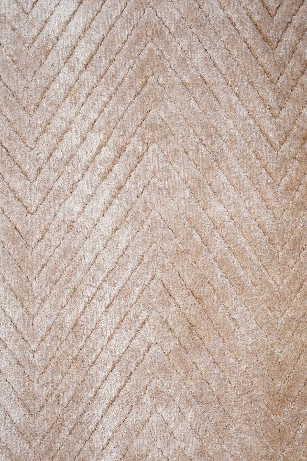 Naar Hali Nepal 3645 Beige Modern Handwoven Runner Rug 80x300 - MALLTURK
