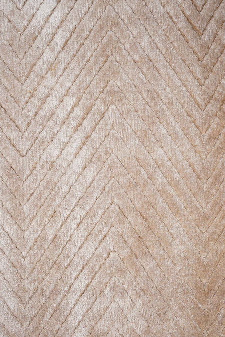 Naar Hali Nepal 3645 Beige Modern Handwoven Runner Rug 80x300 - MALLTURK