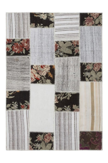 Apex Rug Patchwork Uni Karabag Natural Hand-Woven 1214 160 x 230 cm