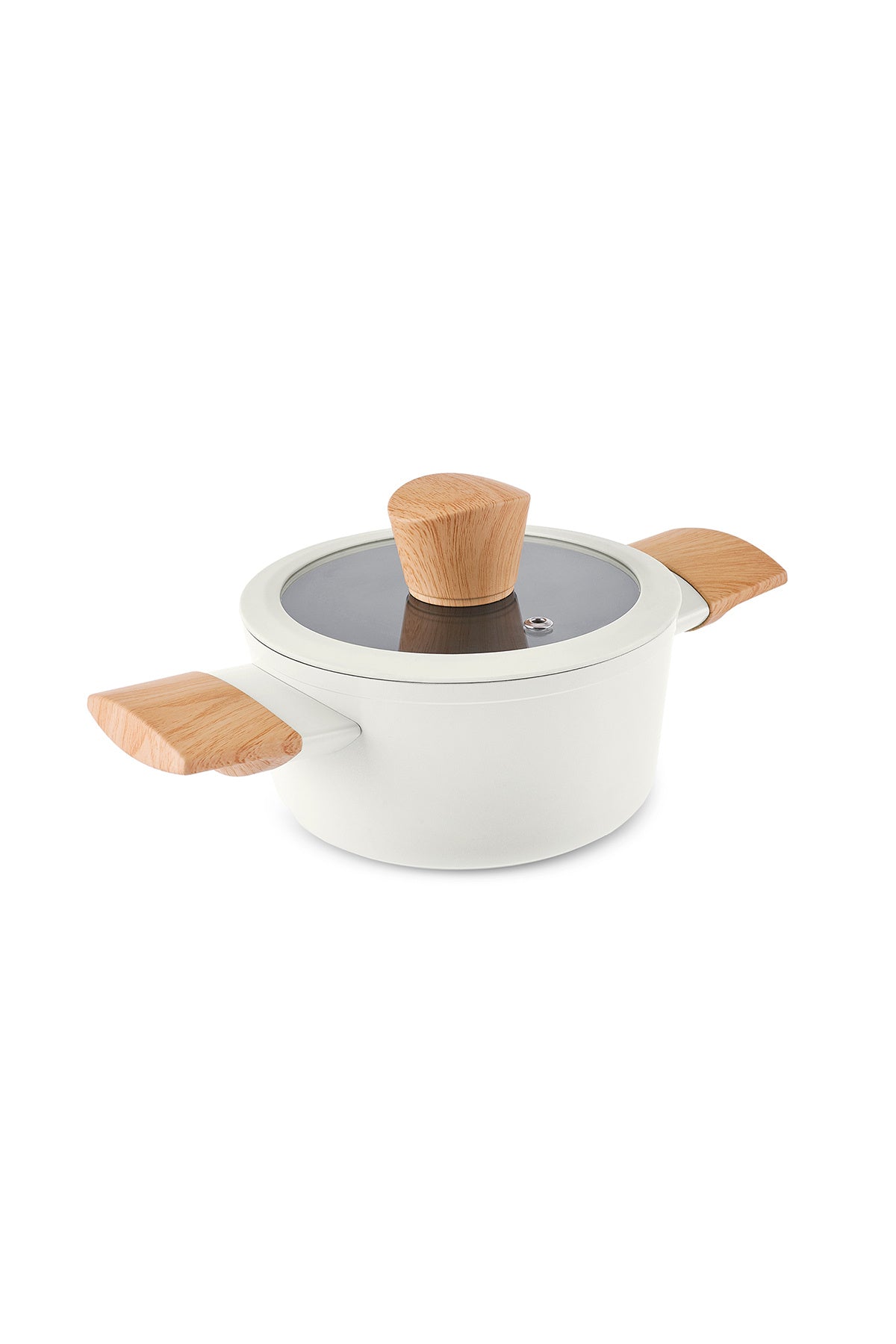 Karaca x Refika Swiss Crystal Almond 0 Yag Ile Nonstick Induction Compatible Pot - MALLTURK