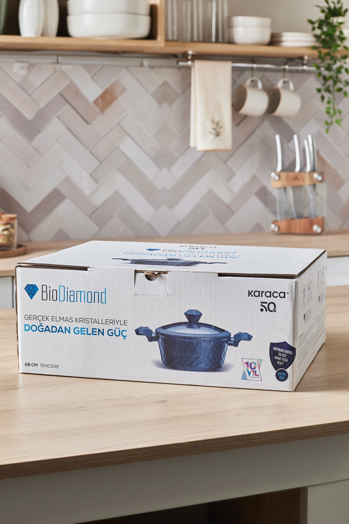Karaca Biodiamond Antibakteriyel Kulp Pot - MALLTURK