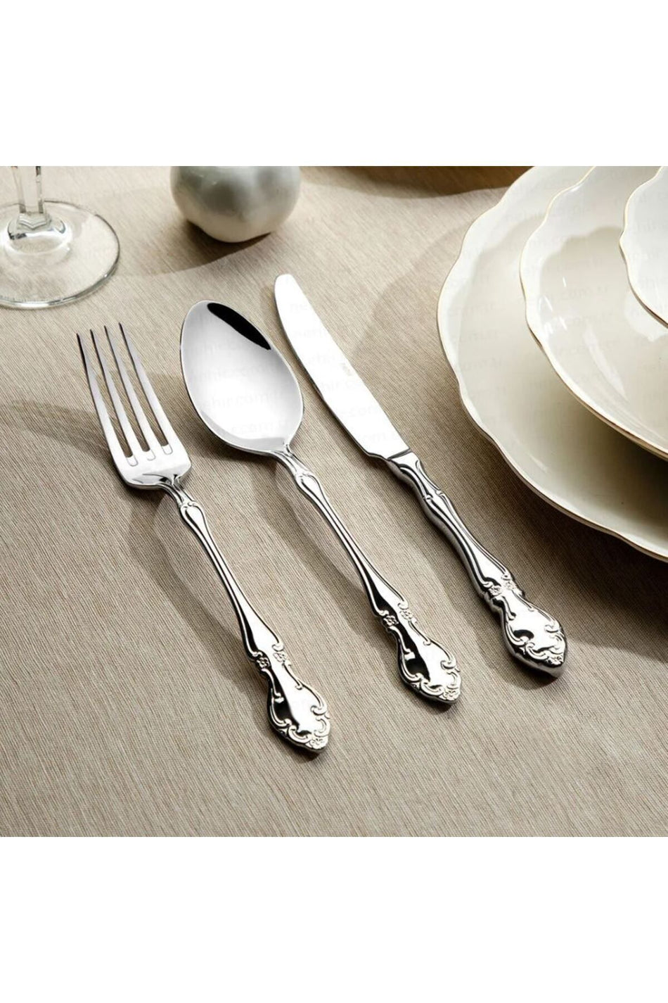Nehir adriana Plain 72 Piece buyuk aile takimi - MALLTURK