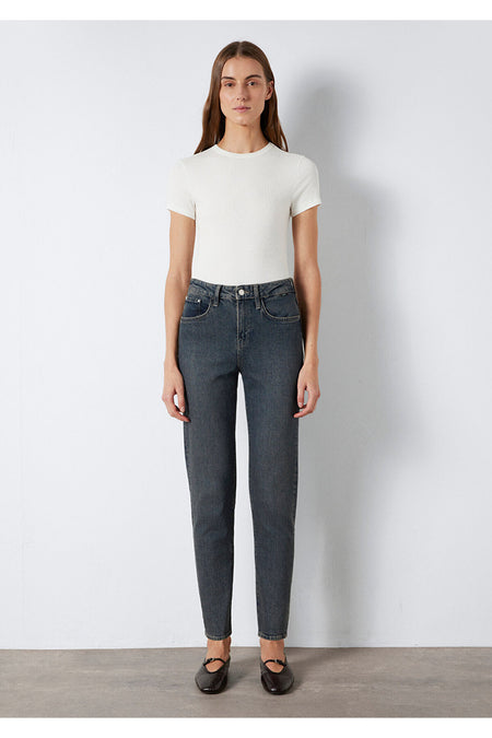 Cindy Premium Mavi Dark Jeans 100277-89936 - MALLTURK