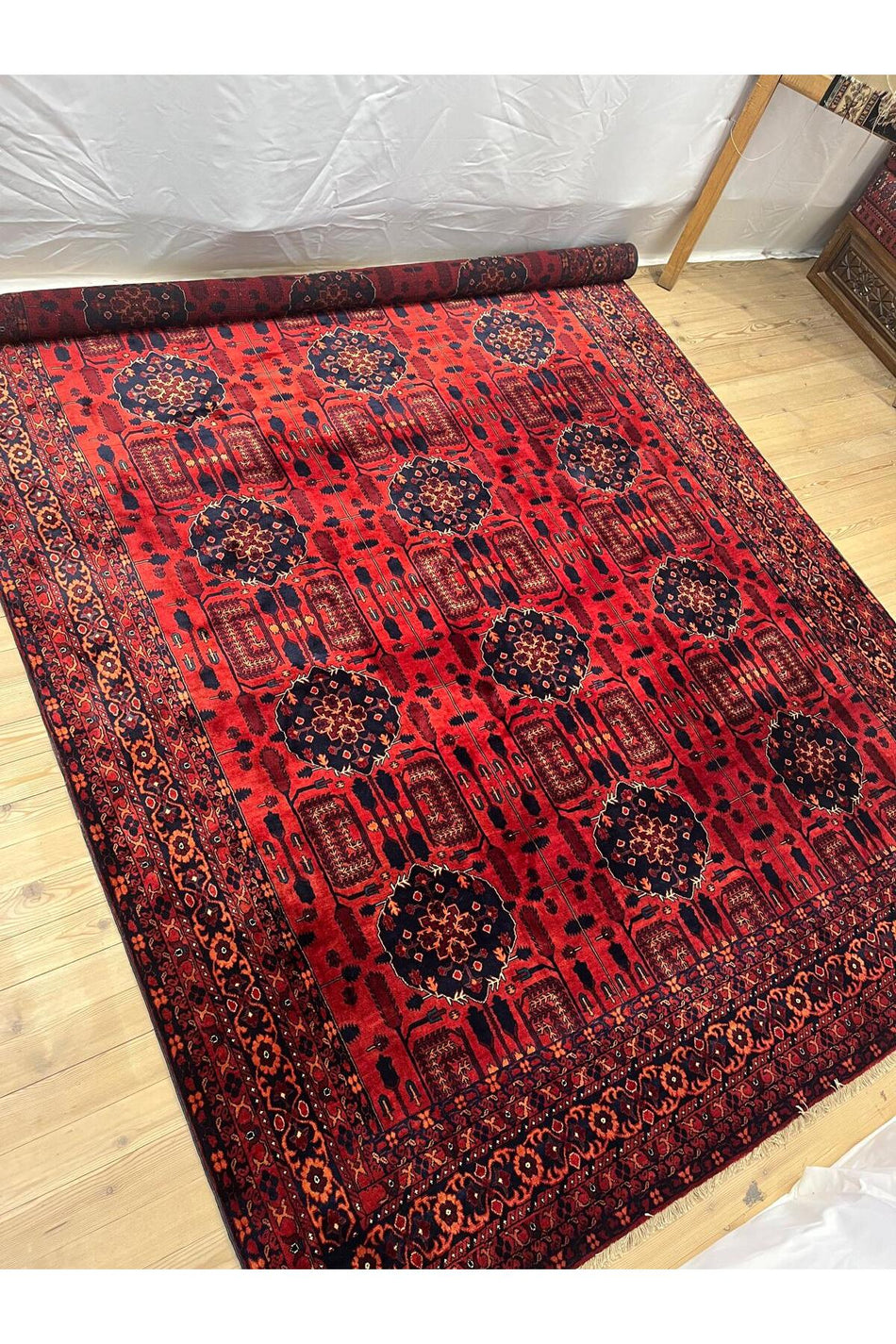Sirvan Handwoven Afghan Rug - 201 x 292 - MALLTURK