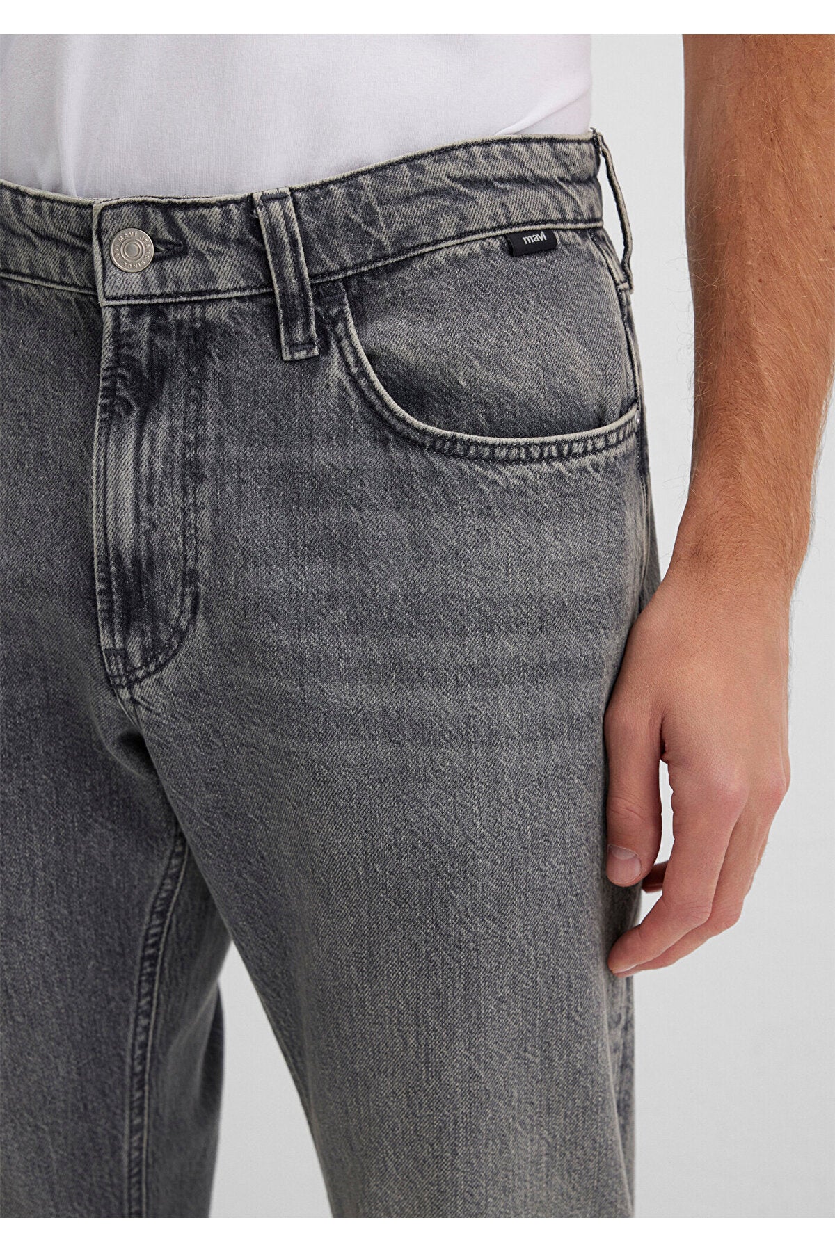 Mavi London Street Grey Denim Smoke Jeans Trousers 0010172-88530 - MALLTURK