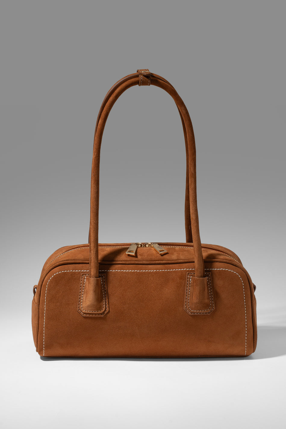 Fubileather Suede Florence Genuine Leather Women's Hand and Shoulder Bag