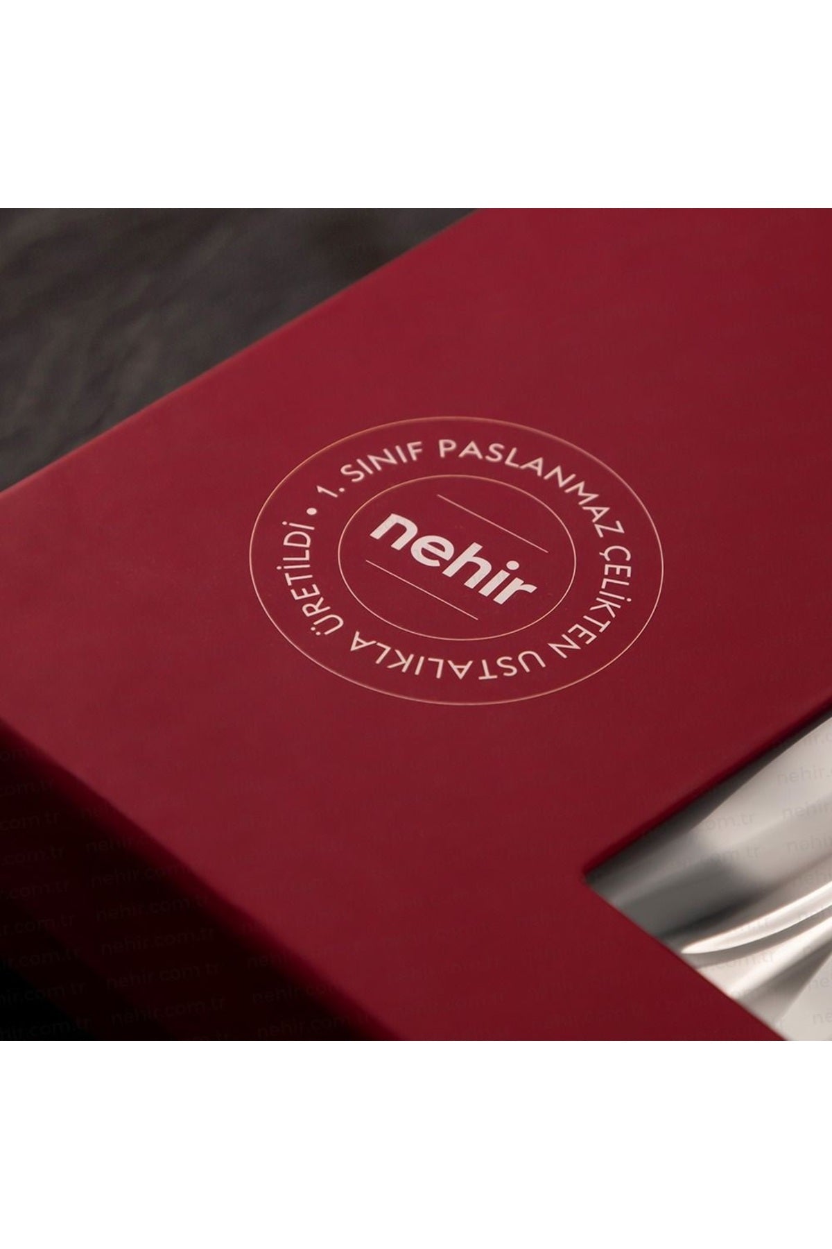 Nehir zarif premium sedef kaplamali 36 Piece renkli 6 Place Setting Fork Spoon Set - MALLTURK