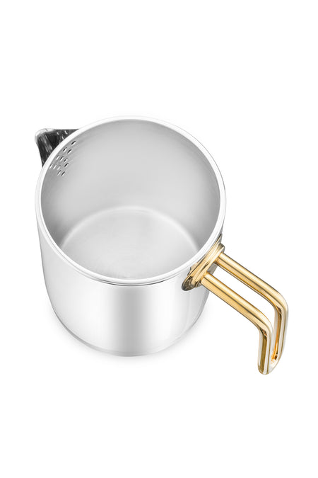 Jumbo Metalix Titanium Gold induction Base Teapot - MALLTURK