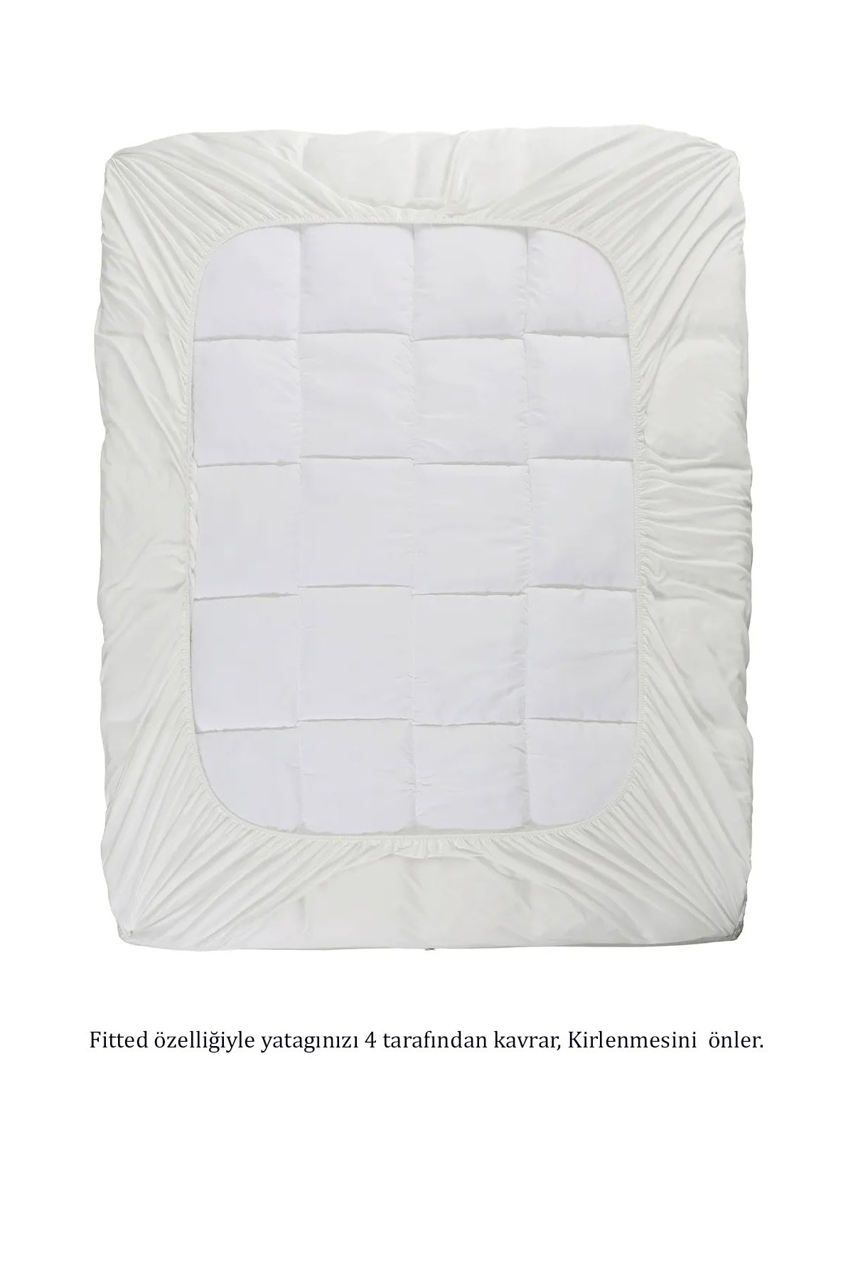 Genel Markalar Rovigo Home Cotton Fitted Mattress Pad - MALLTURK