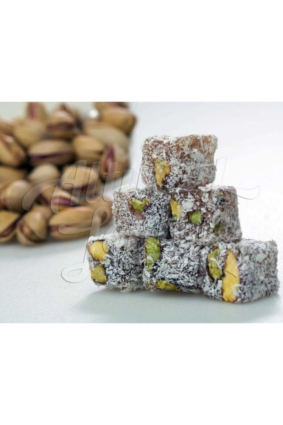 Altinay sekerleme altinay Sultan Style Pistachio Mini Turkish Delight 500 g - MALLTURK