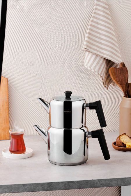 Karaca Yesilova induction Base Midi Teapot Set - MALLTURK