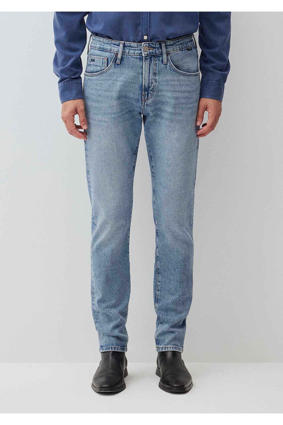 Classic Denim Light Sky Mavi Jeans 0042287847 - MALLTURK