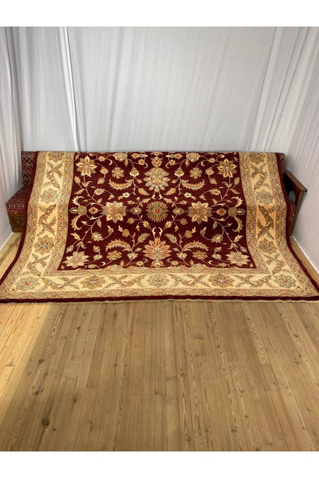 SIRVAN Rug Hand-Woven Usak Rug-308 X 425 - MALLTURK