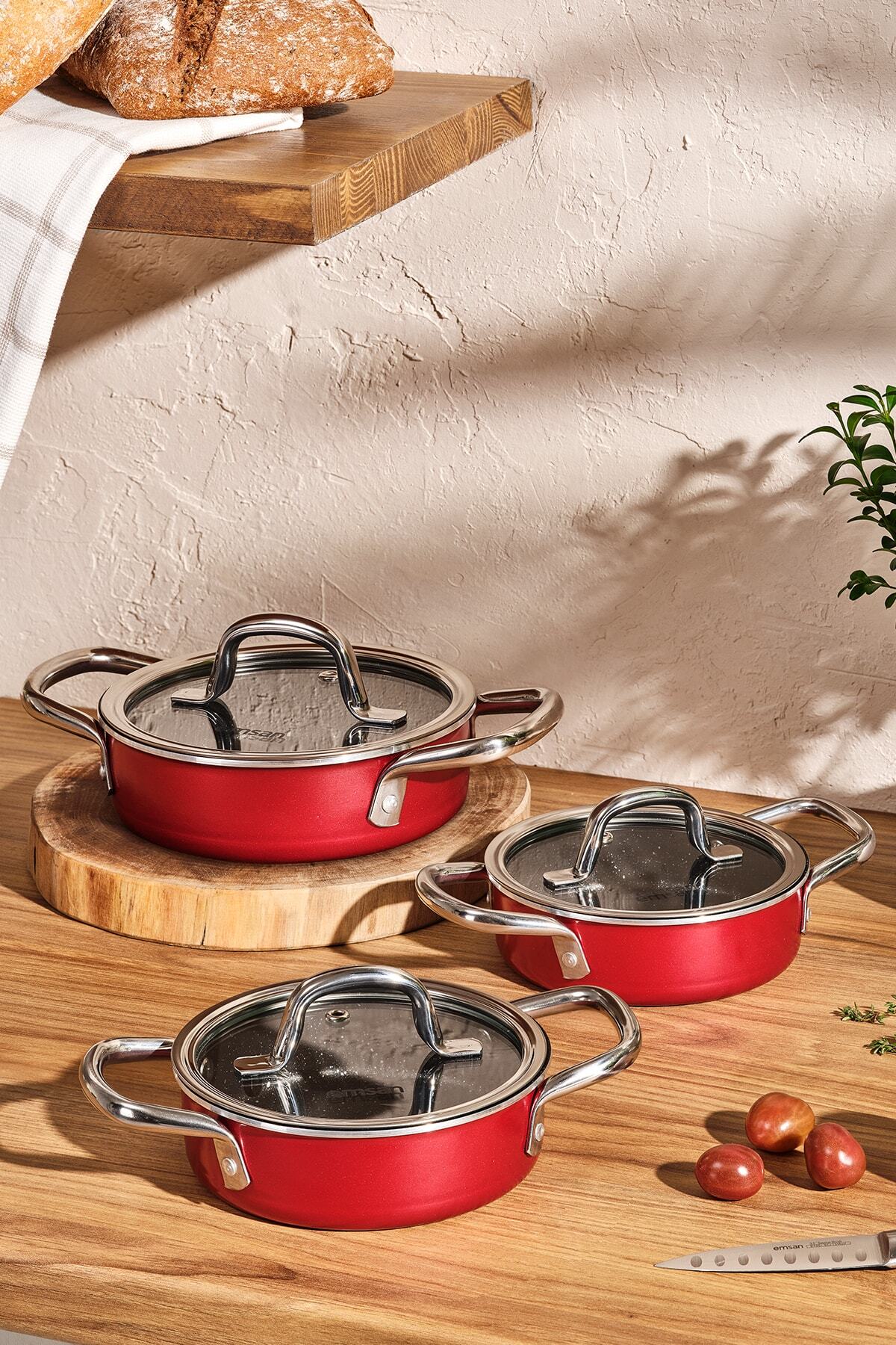 Emsan Master Class 6 Piece Saute Pan Set