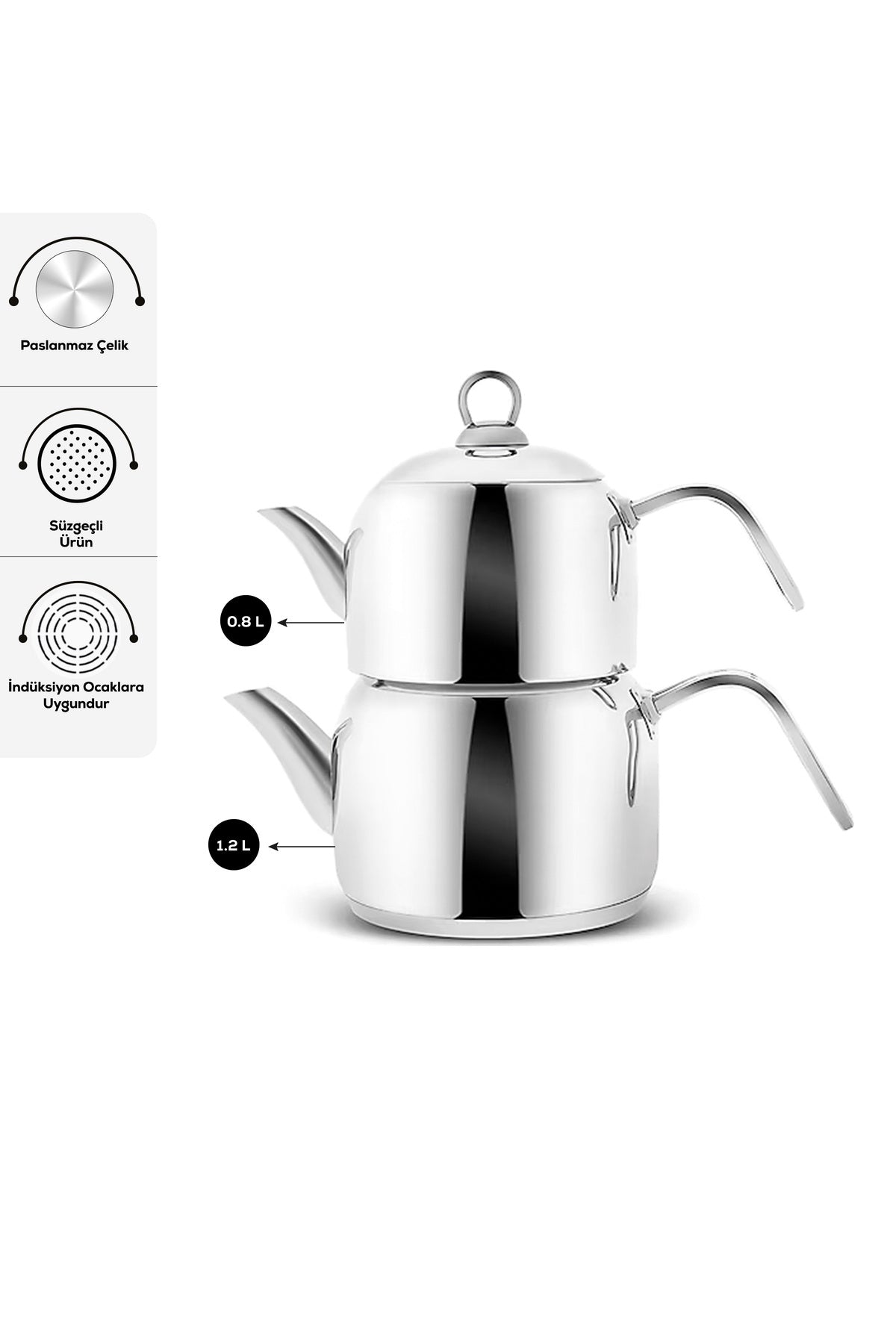 Karaca Urban induction Base Mini Teapot Set - MALLTURK