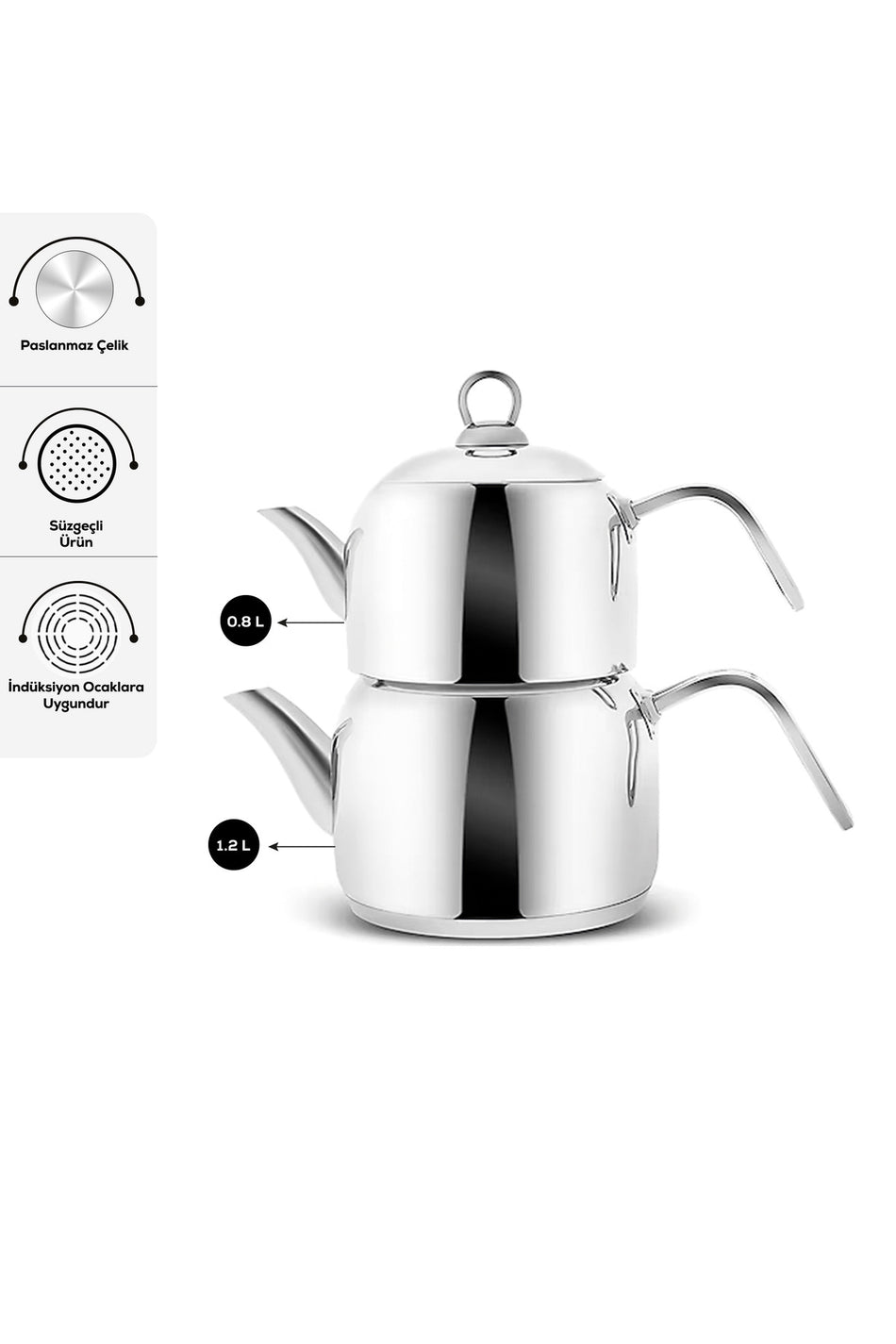 Karaca Urban induction Base Mini Teapot Set - MALLTURK