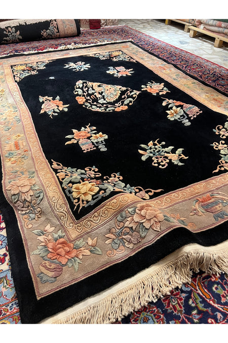 RD RAMAZAN DAG Hand Rug Art Hand-Woven Embossed Chinese Rug 275x183 - MALLTURK