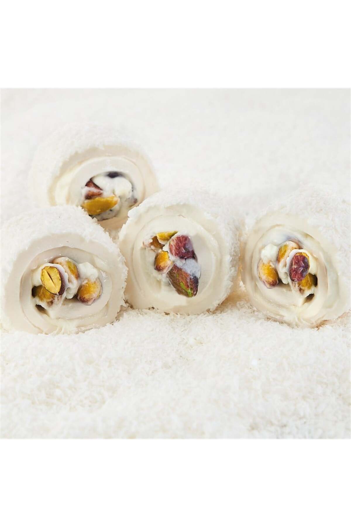 Lokum Atolyesi Sultan Style Cream Flavored Pistachio Turkish Delight 500g - MALLTURK