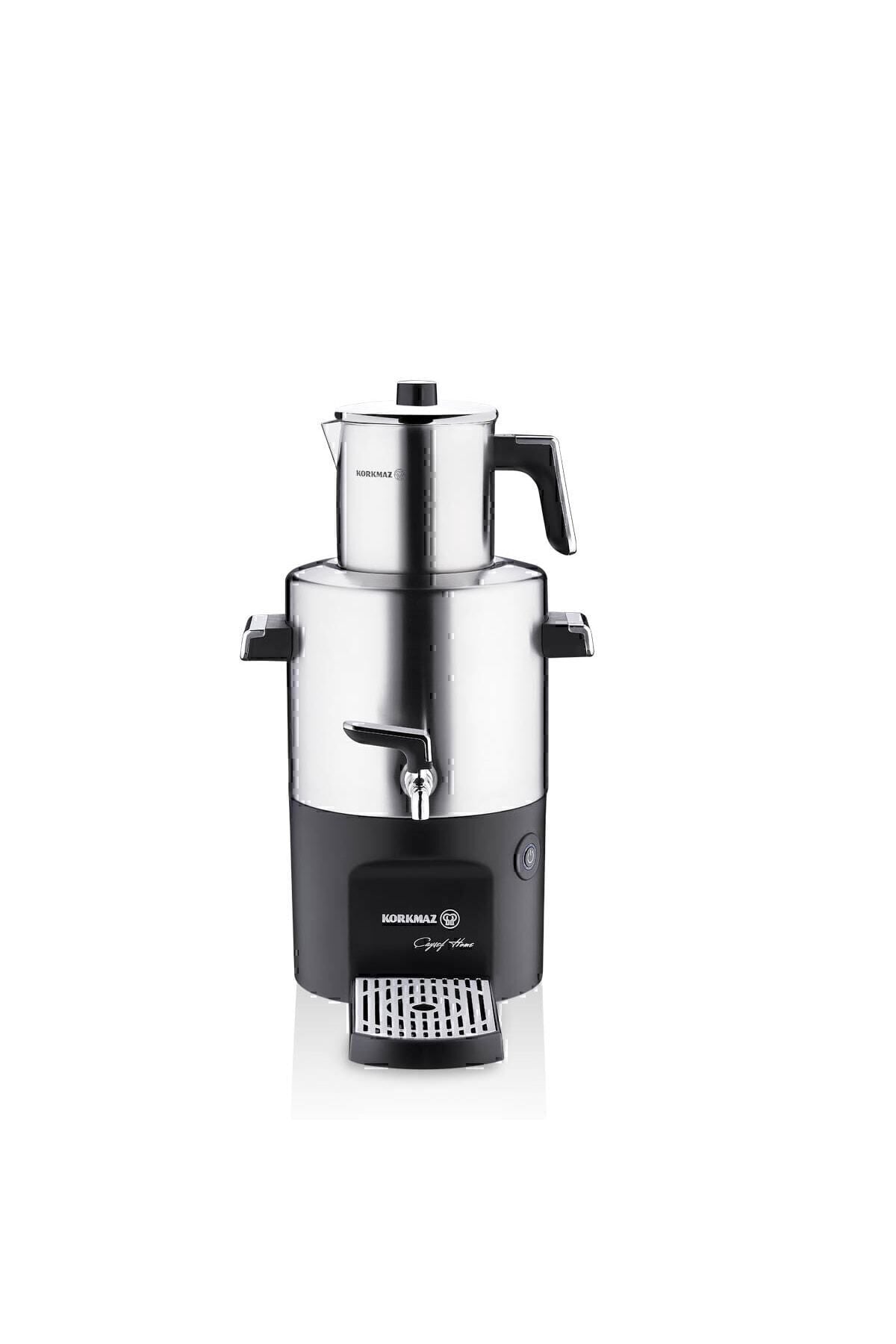 KORKMAZ Tea Chef Home Samovar inox Satin - MALLTURK