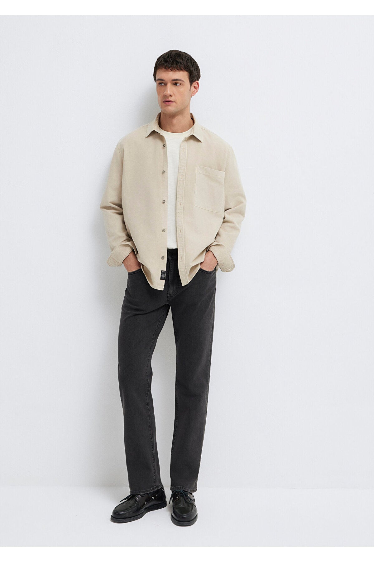 Mavi 177 Dark Grey Comfort Smoke Jeans 0017734787 - MALLTURK