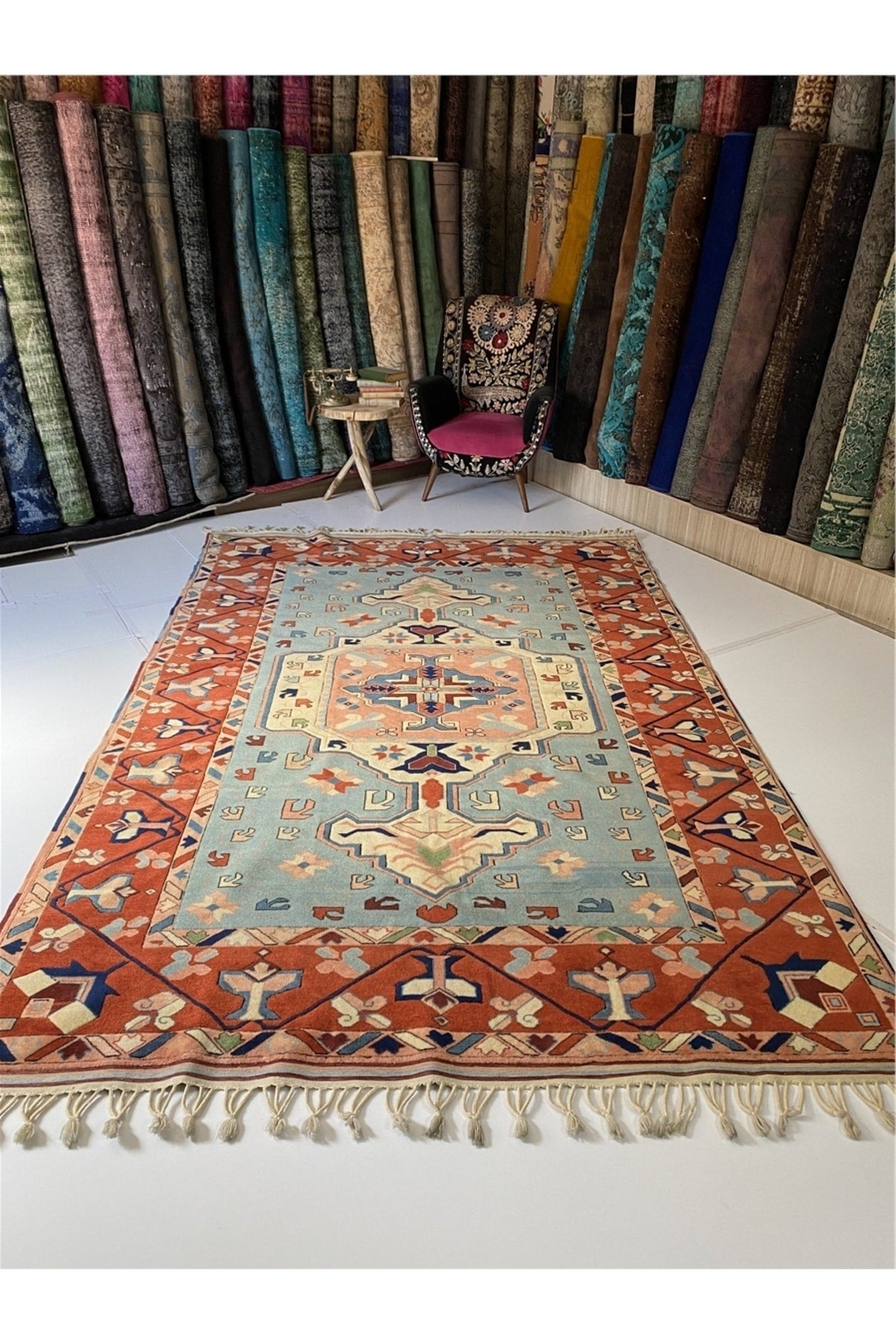 SIRVAN Rug Hand-Woven ANTIK YORUK Rug - MALLTURK
