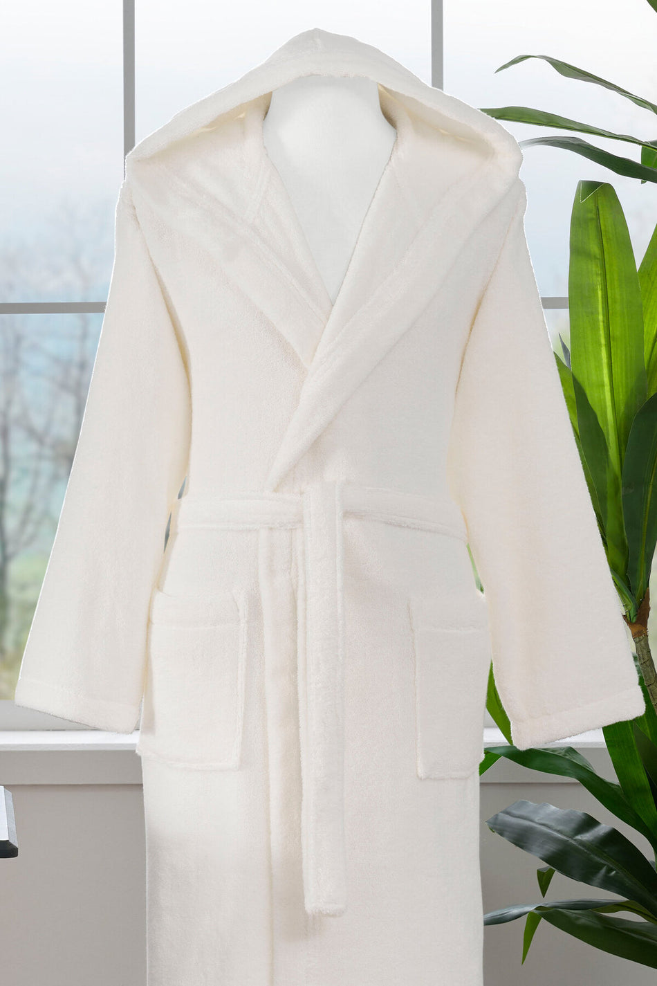 Ozdilek Woven Hooded Bathrobe