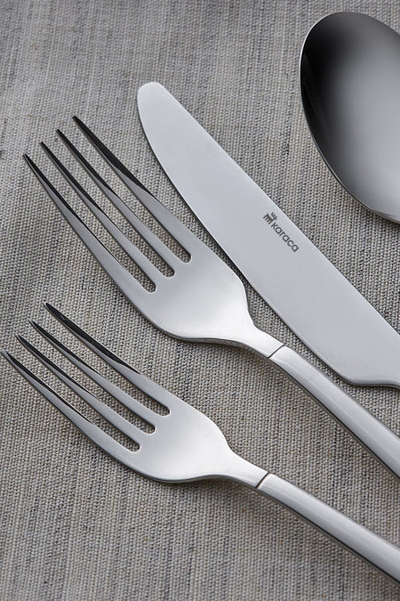 Karaca juniper elegance 84 Piece 12 Place Setting Boxed Flatware Set