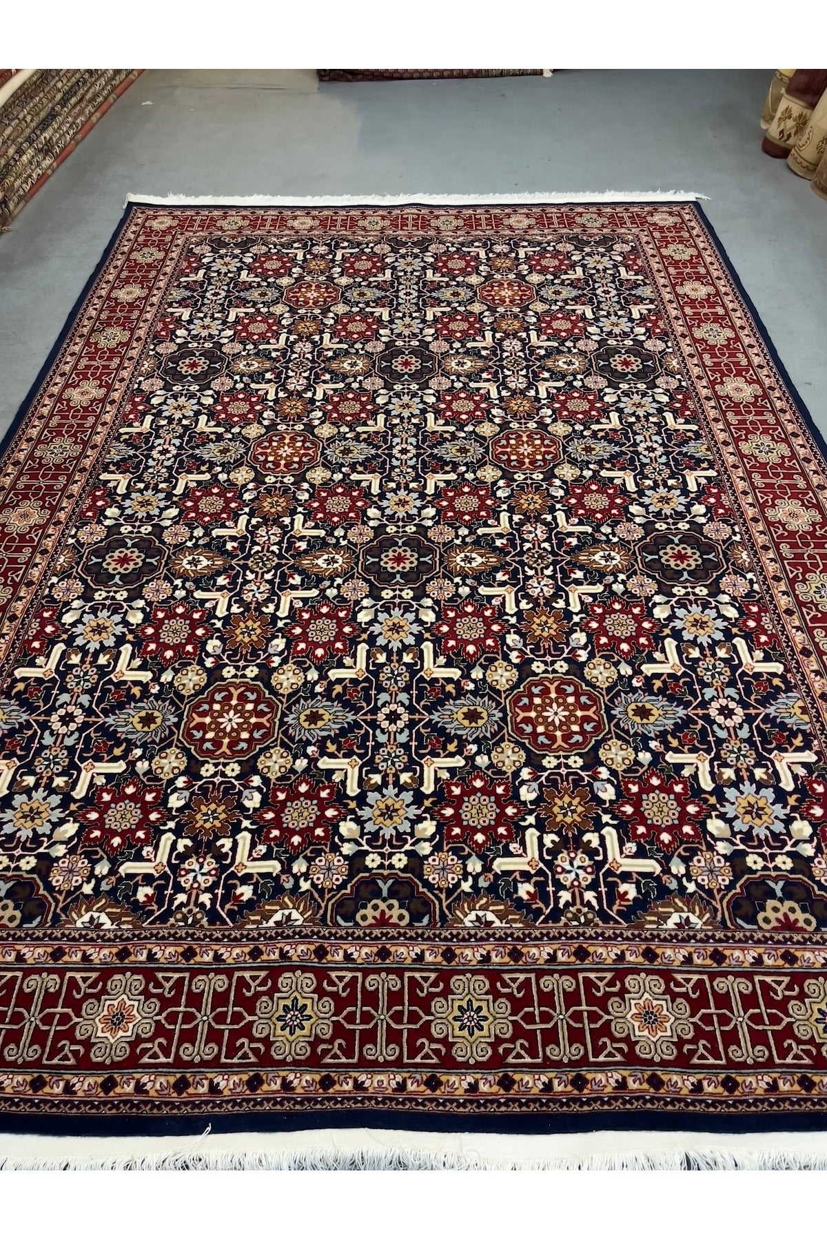 FT Halicilik Sumerbank Hereke Hand-Woven Rug 200x300 - 6 m2 Kafkas Design Saf Wool Antique Degerinde - MALLTURK