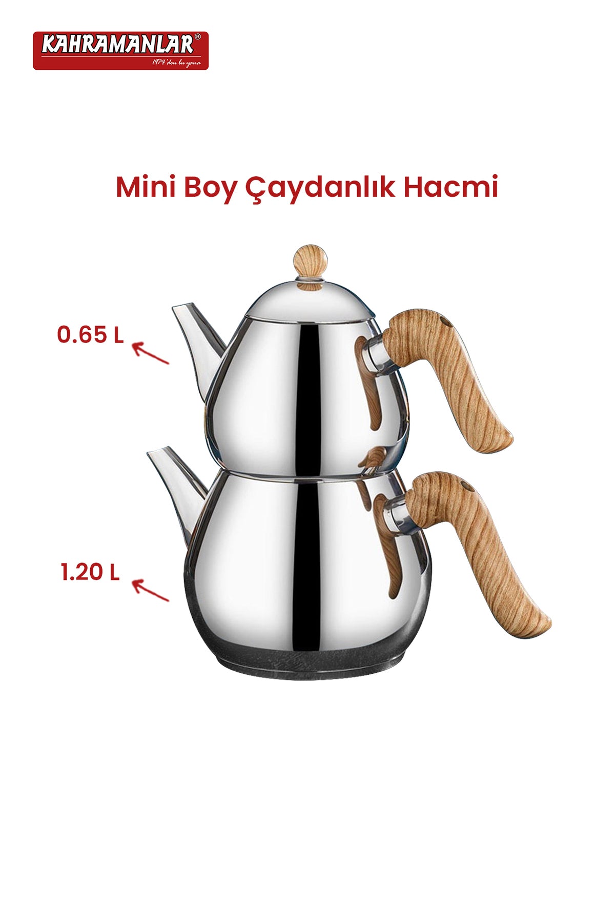 Kahramanlar Drop Mini Teapot Set - MALLTURK