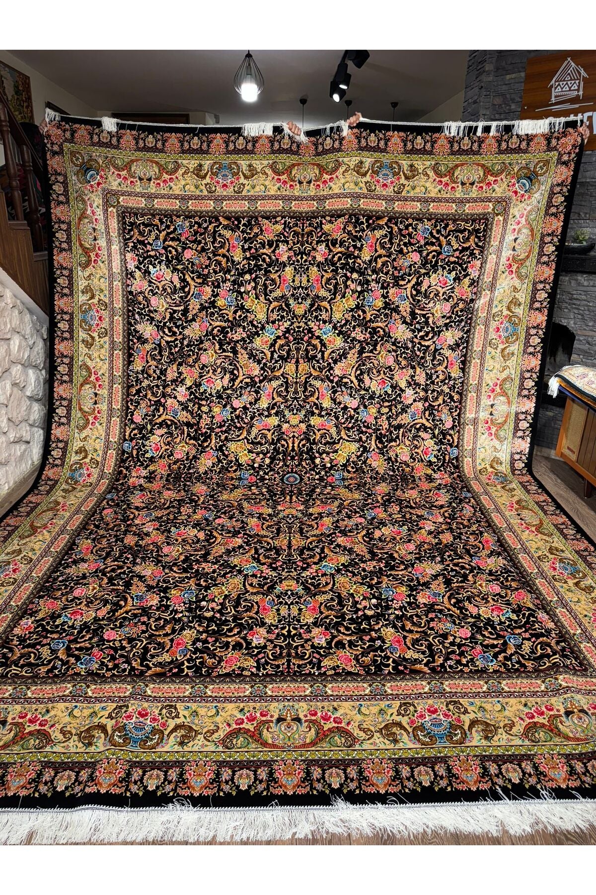 Rustikev Iranian Silk Rug