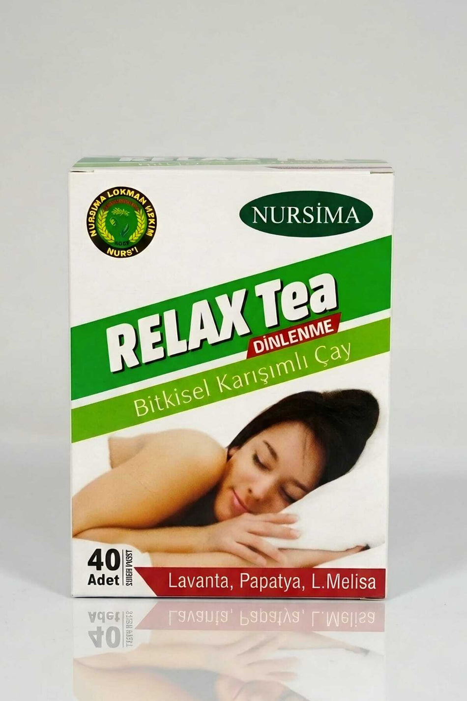 Nursima Relax Tea Herbal Blend Tea, 40 Filter Bags