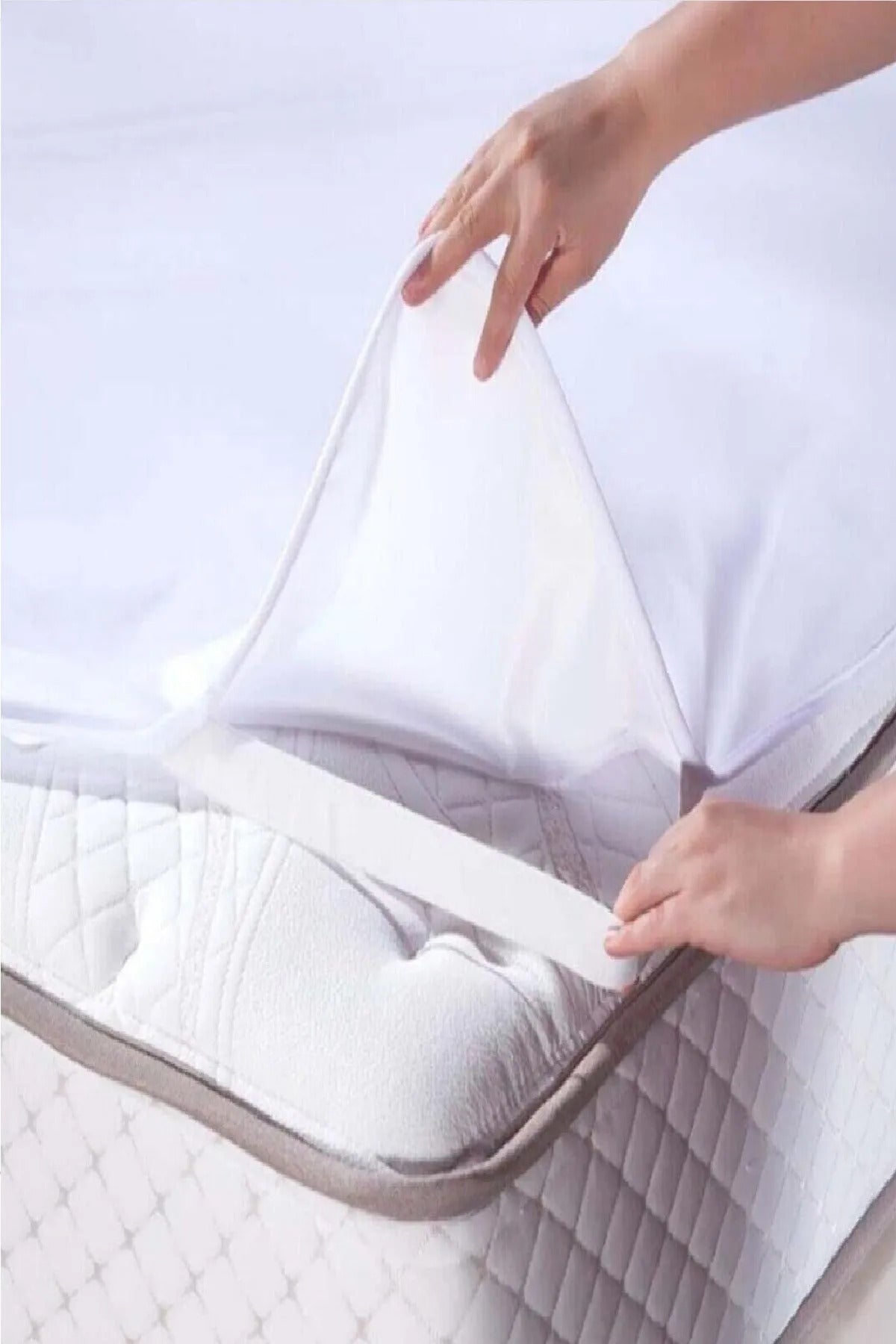 mycey Waterproof Cotton Fitted Mattress Protector - MALLTURK