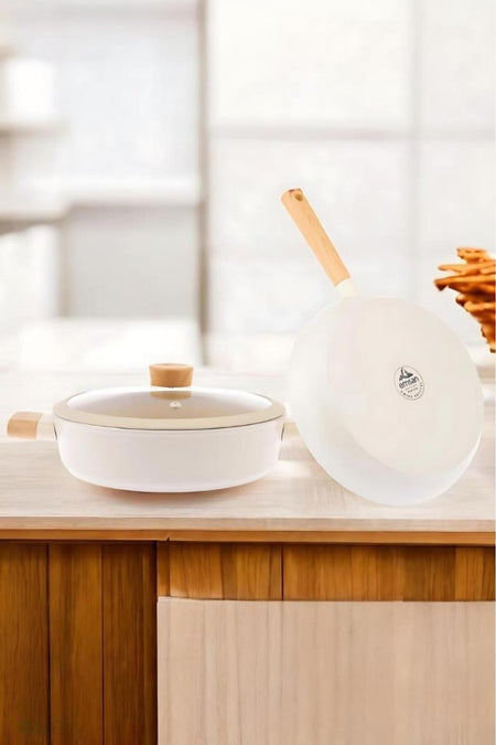 Emsan Swiss Crystal 26 Karniyarik ve 26 Frying Pan Set