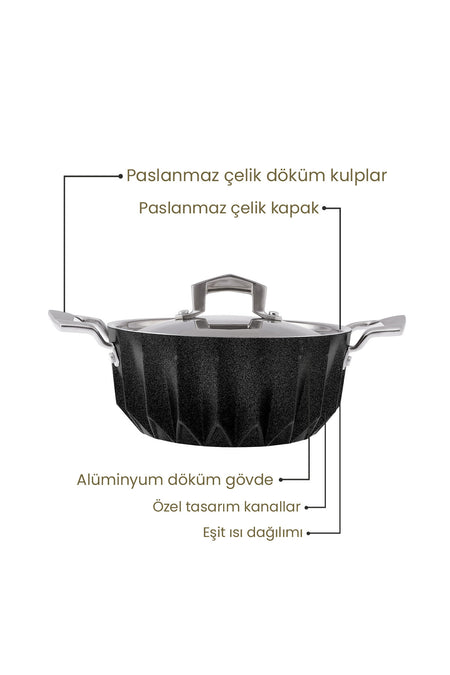 Emsan Diagon Stock Pot - MALLTURK