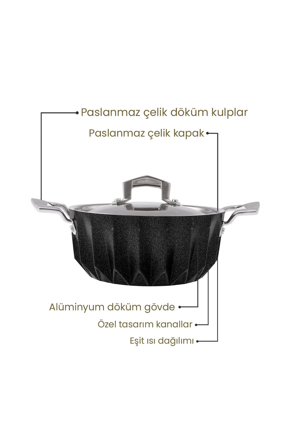 Emsan Diagon Stock Pot - MALLTURK