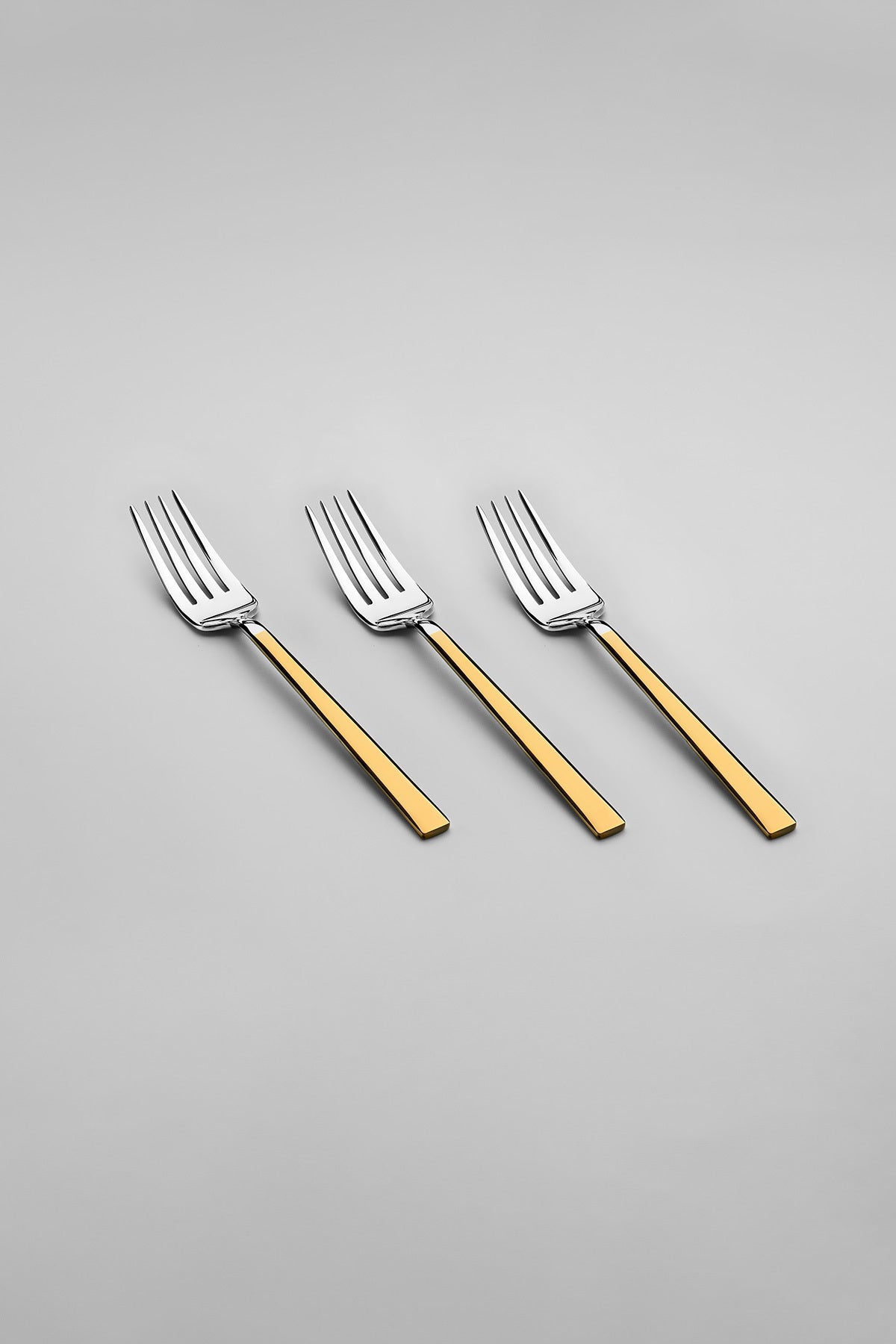 Nehir dalyan altin Plain 12 Place Setting 72 Piece Flatware Set - MALLTURK