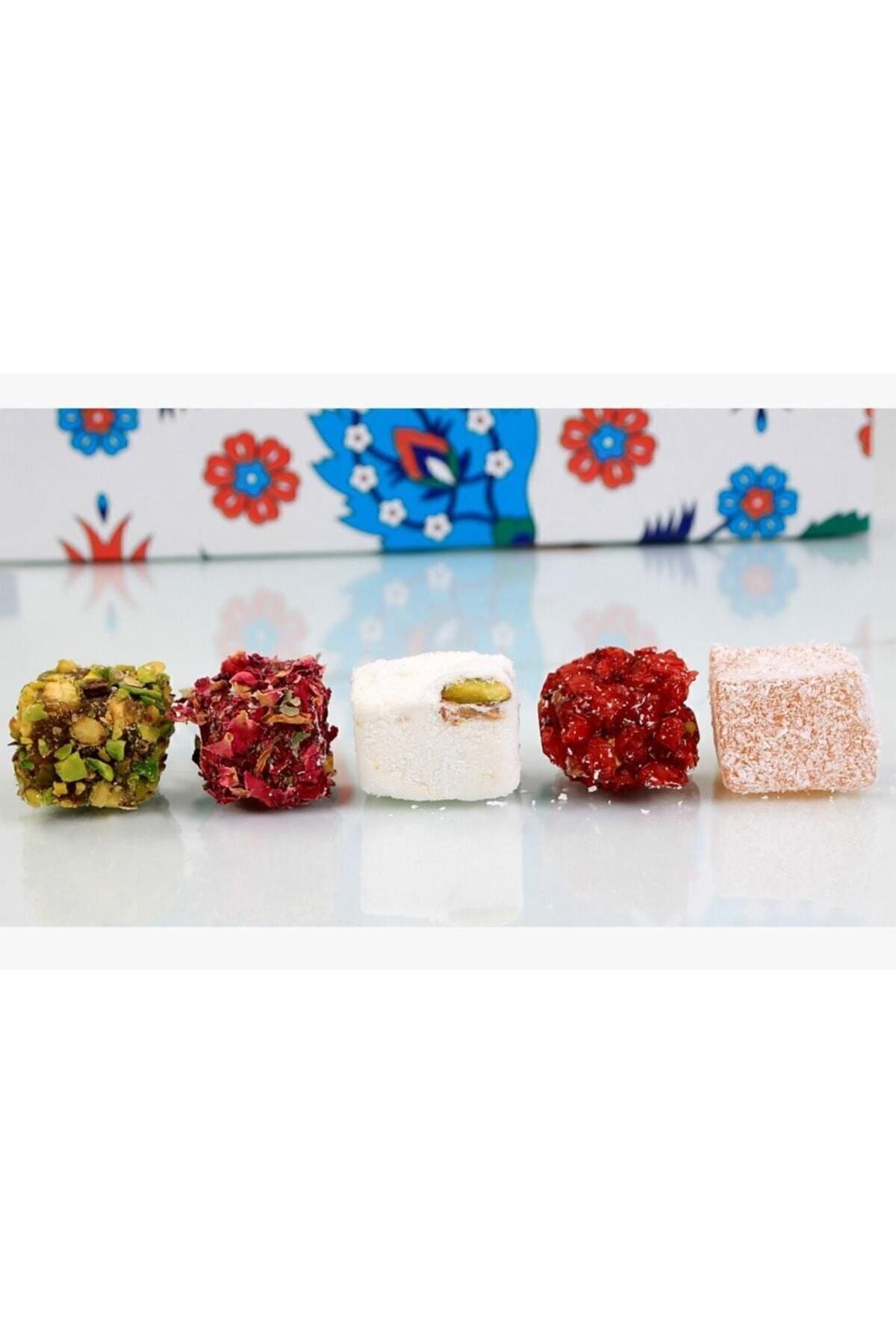LOQO Pistachio Premium Assorted Gift Box kutu Turkish Delight ozel kumas canta hediyeli net 500gr - MALLTURK