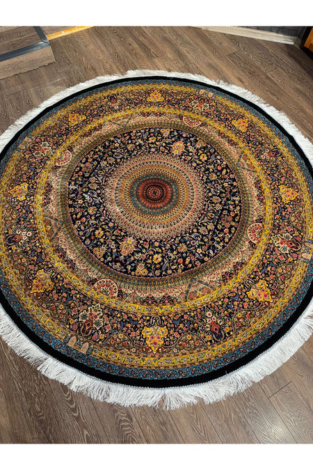Rustikev Iranian Silk Rug - MALLTURK